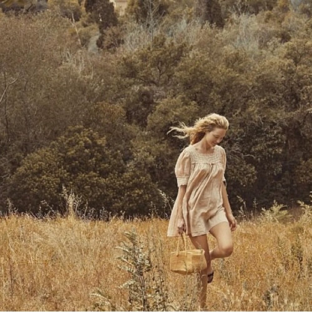 Doen Navan Dress Dusty Pink Small